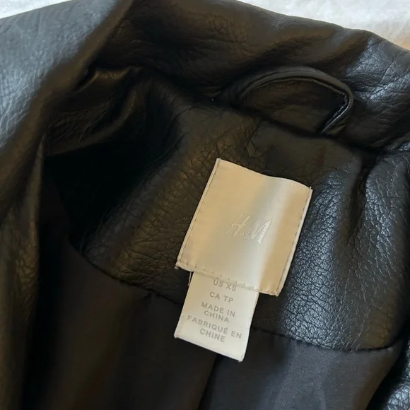 H&M Leather Jacket - Picture 3 of 3